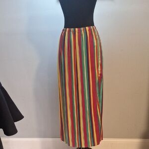 BB Dakota Vibrant Multicolor Maxi Skirt
